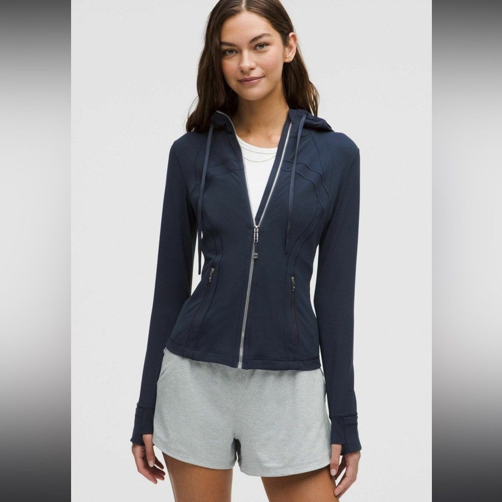 Define Hooded Jacket Nulu - True Navy/Silver
